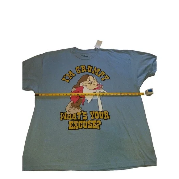 Big Mens Crew Neck Short Sleeve Regular Fit Graphic Tee - 4XL - Picture 4 of 4